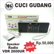 Speaker Radio VDR 2600UR (PROMO CUCI GUDANG)