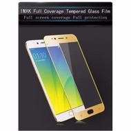 IMAK Full Coverage Tempered Glass for Oppo R9s (Gold)