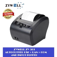 ZYWELL ZY301 80mm Thermal Receipt Printer (USB+LAN+Serial) pos system receipt printer