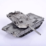 M1A2 Abrams Main Battle Tank Model โมเดลรถถังรุ่นหลักที่ทำจากโลหะเต็มรูปแบบ ผลิตภัณฑ์เสร็จสมบูรณ์ โม