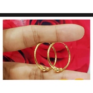 Anting bola kait gold suping