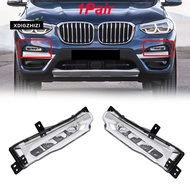 Front Left Right Car Fog Lamp for-BMW X3 G01 X4 G02 2018-2020 Auto Bumper Fog Light LED DRL Daytime Running Light