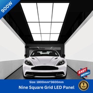 [Ready Stock] MACS 9 Grids LED Lighting Panel for Detailing Shop / Car Wash Light / Workshop Light