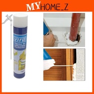 MYHZ_ VIRA Polyurethane Foam PU Foam Spray 750ml Home Living Fill Crack and Joint Spray Busa untuk Menyumbat Lubang