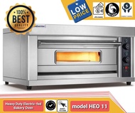 Heavy duty commercial industrial oven, bakery oven, electric oven 1-layer with options for 1 or 2 tr