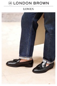 LONDON BROWN - LOWEN รองเท้าหนัง TASSEL LOAFER