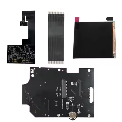 IPS Screen with Ribbon Cable Parts for Funnyplaying GB DMG IPS LCD Screen Kits, Flexible Cable with 