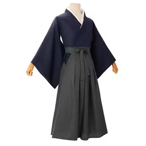 Adult Men Anime Kenshin Himura KENSHIN Blue Kendo Kimono Cosplay Costume Or Wig