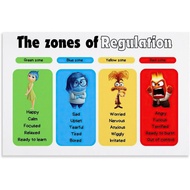 BFXLMKI Inside Out 2 Emotion Check In Unframe-style 24x16inch(60x40cm)