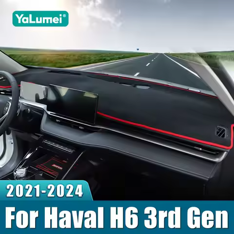 For Haval H6 3rd Gen GT 2021 2022 2023 2024 HEV PHEV Car Dashboard Cover Dash Mat Sun Shade Non-slip