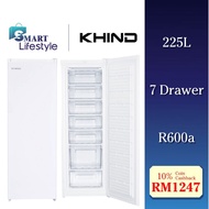 KHIND 225L UPRIGHT FREEZER UF225 / MISTRAL 250L UPRIGHT FREEZER MUF-250