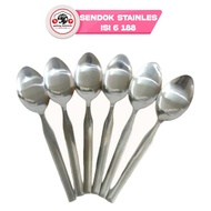 Thick Stainless Steel Spoons, 6 pcs 188 BMW-188S
