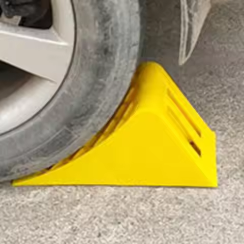 Portable Wheel Chock Tire Saver Heavy Duty Anti-Slip Stopper Sturdy Parking Block for Secure Car Veh