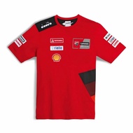 "2025 Ducati GP Team Replica T-Shirt Lelaki | Baju Motosikal 3D Print | F1 Racing Design | Kemeja-T 