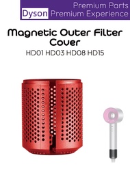 Từ tính bên ngoài Bộ lọc Bìa Tương thích với Dyson siêu âm HD01 HD03 HD08 HD15 Máy Sấy Tóc đính kèm 