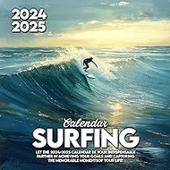 Surfing Cαʅҽɳԃαɾ 2024-2025: 16 Months of The Animal from Sep 2024 to Dec 2025,Square 8.5 x 8.5 Inche