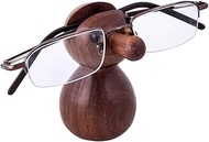 PR INTERNATIONAL Handmade Wooden Doll Shaped Spectacle Holder Specs Stand for Office Desktop/Tableto