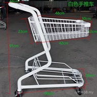 Shopping Cart Props Double-Layer Shopping Mall Snacks Net Trolley Supermarket Store Red Trolley Stal
