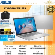 Asus Vivobook X415EA F415EA - Intel Core i3 Gen 11th Ram 8GB 512GB