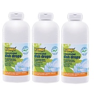 cosway ecomax concentrated dish drops 3 pcs - 1 set