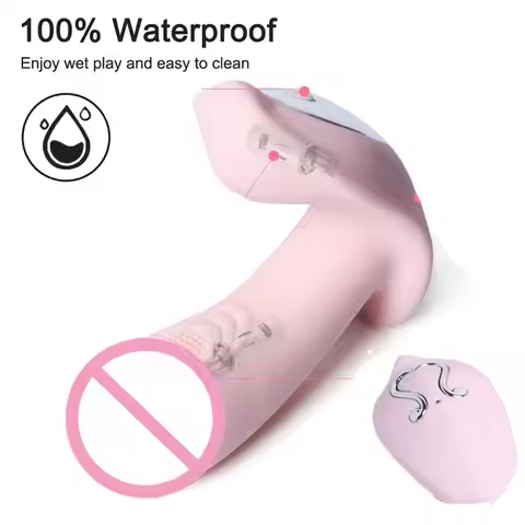 Breast Vaginal Vibrator Hand Free Vibrator Clitoris Panties With Cork Diode For Wife Women's Toys Me