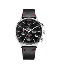 Solvil Et Titus 鐵達時 Nordic Tale 計時石英皮革腕錶⌚️ 手錶 [No .W06-03298-003] (包SF入箱📦)