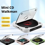 NEW CD Player Portable BT Music Player CD Runner Dustproof Cover 6 Modes A-B Repeat Timer Remote Con