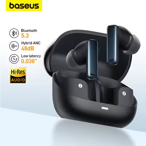Baseus Bowie M2s Wireless Bluetooth 5.3 Headphones Active Noise Cancellation TWS Earphones HiFi Audi