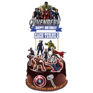Avengers Cake Topper DIY