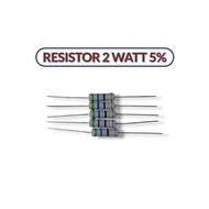 Carbon Film Resistor 2W 5% Various Values of Electronic Components