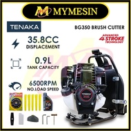 MY  TENAKA BG350 Backpack Brush Cutter 35.8cc Mesin Rumput 4 Stroke