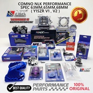 COMBO NLK Y15ZR (NLK PERFORMANCE) SPEC 63MM,65MM,68MM Y15ZR V1,V2 (THRIFT & VERSION 6 SUPERHEAD)
