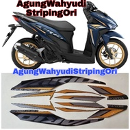 STIKER STRIPING LIS BODY MOTOR HONDA VARIO 125 2021 ADVANCE MATTE BLUE BIRU DONGKER DOFF DOP CBS ISS NEW TERBARU