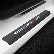 ประตูคาร์บอนไฟเบอร์แต่งรถแผ่นสำหรับ Honda HR-V Vezel GH RU RV 1998-2022 HRV รถยนต์ Sticker2017 2018 