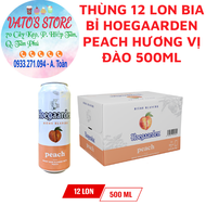 Bia Bỉ HOEGAARDEN peach vị đào lon 500ml