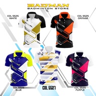 Felet Collar Tee 5525/5527 Jersey Badminton Shirt 100% Original By Fleet
