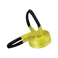 INY Multipurpose Tow Rope 5M Automotive Tow Strap 9 Ton Load Capacity Reinforced Polyester Webbing F