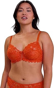 Underwired bra with underwired arum orange, Mandarin Orange, 36DDD