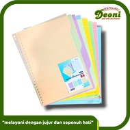 TOPLA Index Loose Leaf Paper Divider B5 DV-201 Insert 044