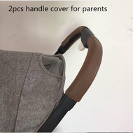 、‘】【= Baby Stroller Handle Cover PU Leather Pram Handle Case For Baby Yoya Plus 3 Trolley Armrest Bumper Bar Cover Accessories