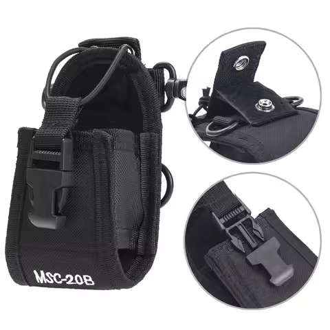 MSC-20B Multifunction Nylon Pouch Bag Holster Carry for CASE Holder for BAOFENG Talkie UV-5R UV-9R B