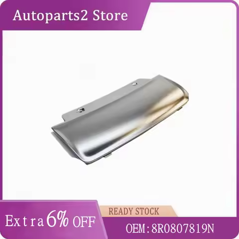 8R0807819N Brand New Rear Bumper Stainless Steel Cover Tow Bar Trim Center Protection Panel 8r080781