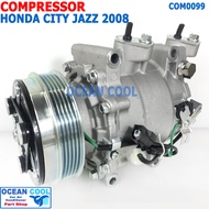 คอมเพลสเซอร์ ฮอนด้า ซิตี้ แจ๊ส 2008 - 2012 COM0099 Compressor For HONDA CITY JAZZ GE 2008 - 2012  1.