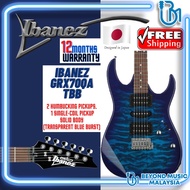 Ibanez Gio GRX70QA TBB - Transparent Blue Burst