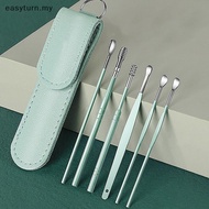 Eas 6 Pcs Ear Cleaner Kits Earpi Stis Earwax Remover Ear Pi Cleaning Ear Cleanser Spoon Earpi Beauty