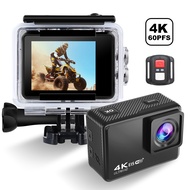 4K Action Camera | WiFi Remote | 6-Axis EIS Stabilization | 30M Waterproof | Ultra HD 60FPS Video & 
