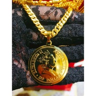 Elizabeth Coin Necklace 60cm long