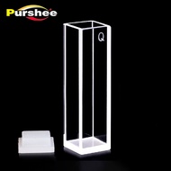 【XYMS Mall】 1pcs Standard quartz fluorescence cuvette cell with lid four surfaces are transparent Hi