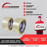 INDOLAKBAN - Clear Duct Tape 45 mm 73 meters 45 mic - 80 yards (per-PCS)