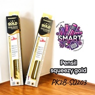 SQUEEZY GOLD PENCIL PK2B-SQ203 2B | 1 Pack